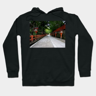 Path Between Red Lanterns Hoodie